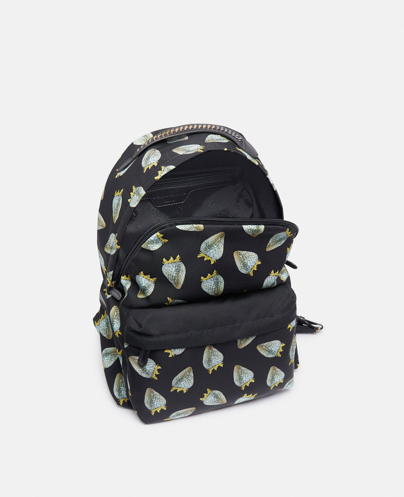 Strawberry-Print Regenerated Nylon Rucksack 4