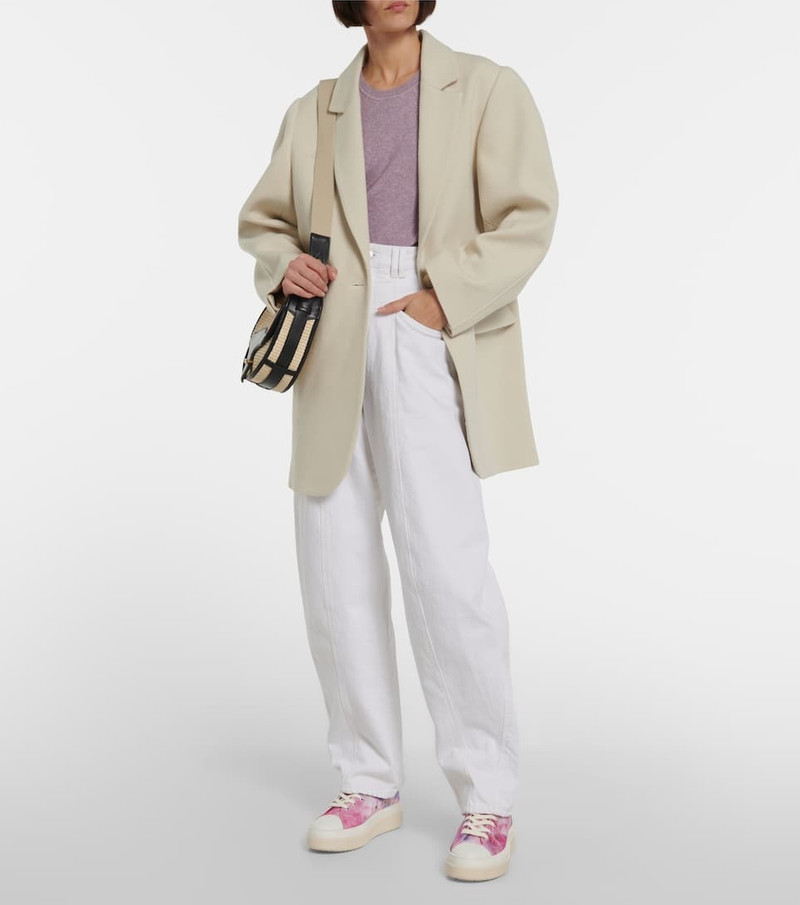 Isabel Marant Austin printed high-top sneakers outlook