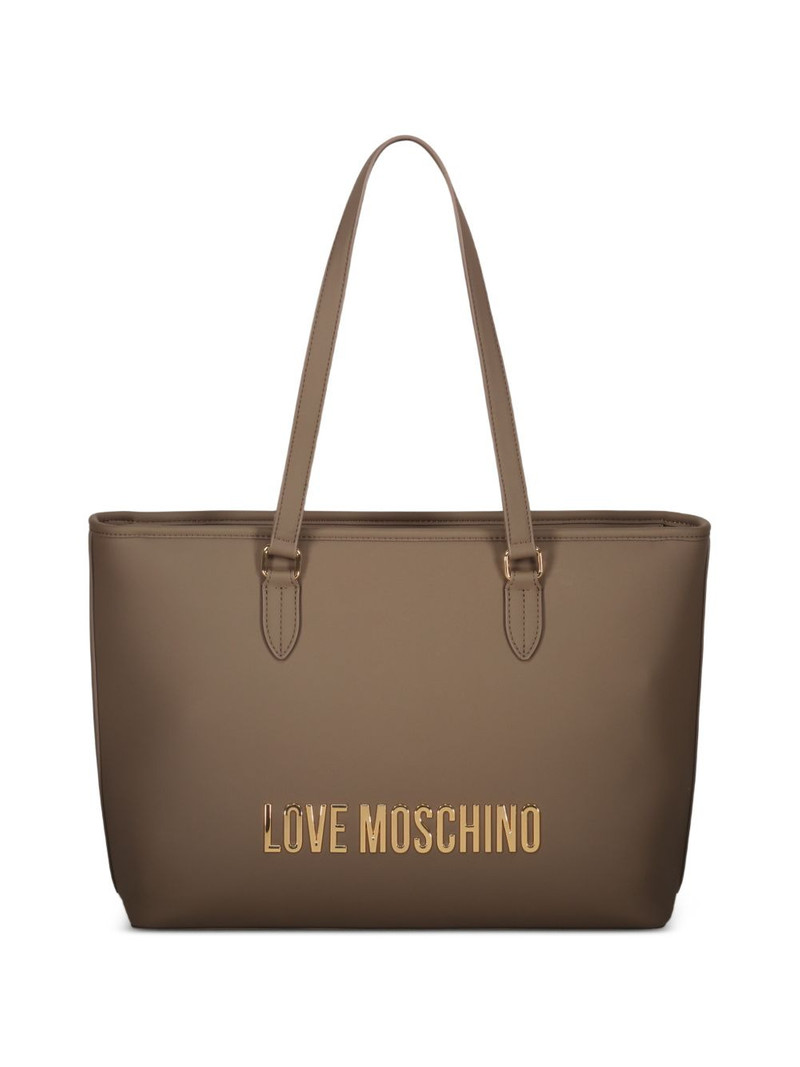 logo-plaque tote bag 1