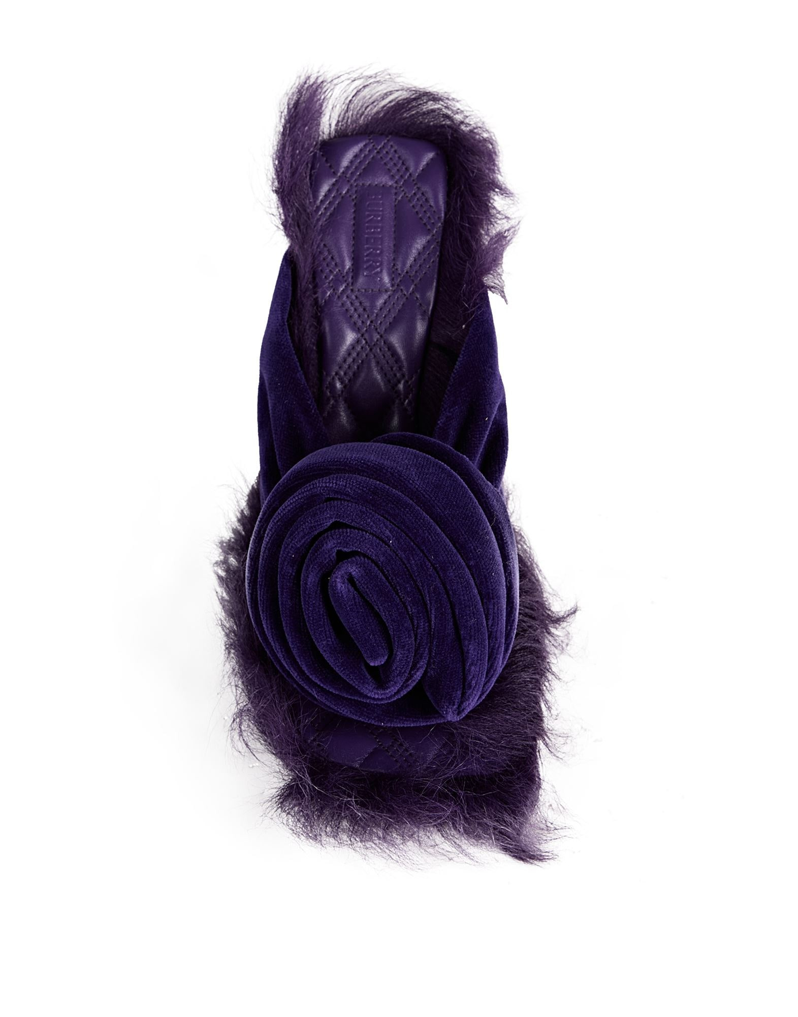 Purple Women's Flip Flops - 4