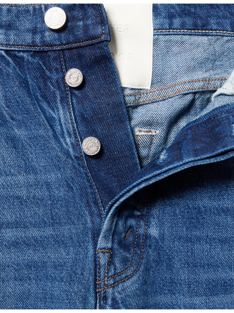 The Tux Sidestepper Sneak Fray Wide-Leg Denim Jeans 6