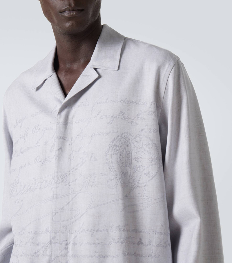 Scritto embroidered overshirt 5
