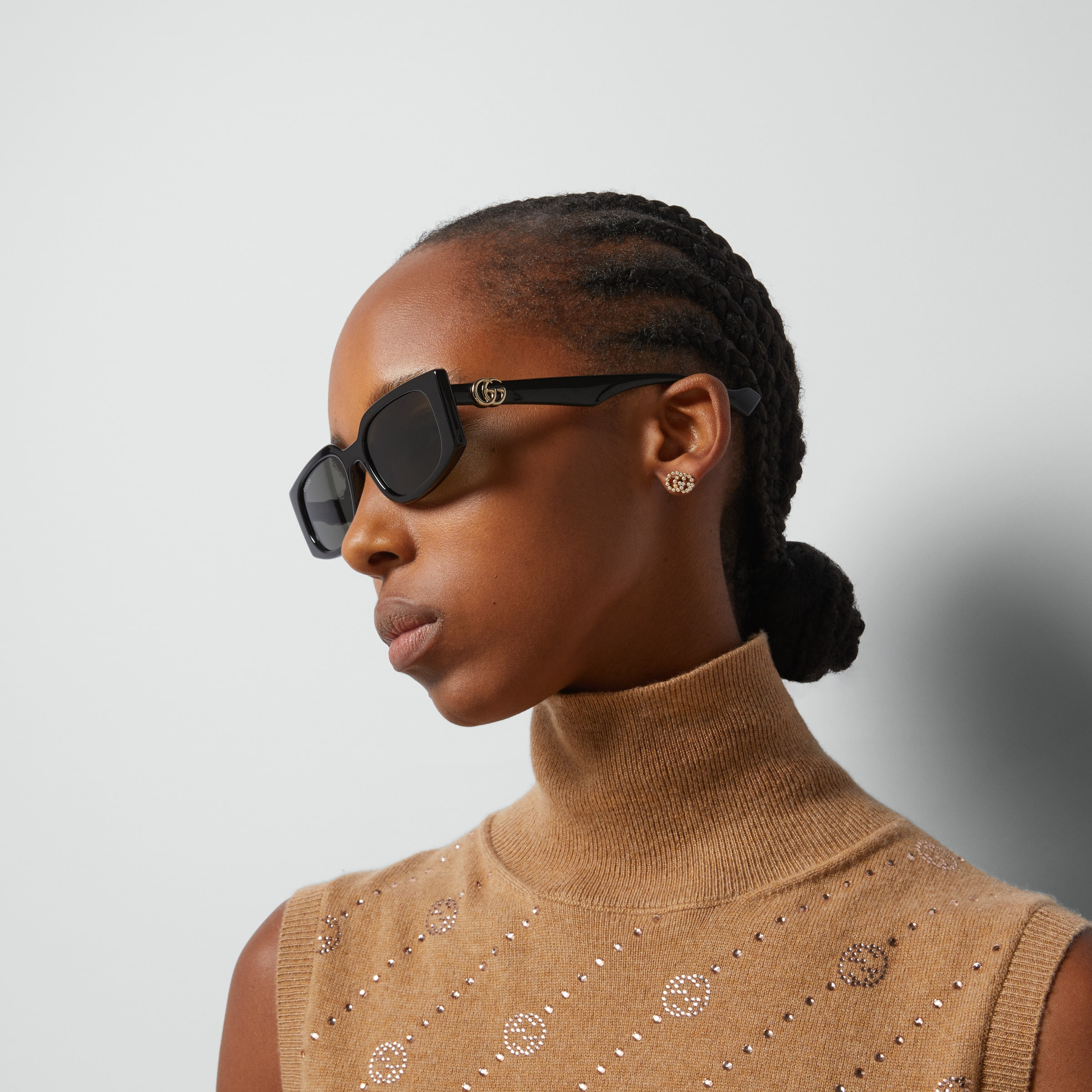 Rectangular-frame sunglases - 3