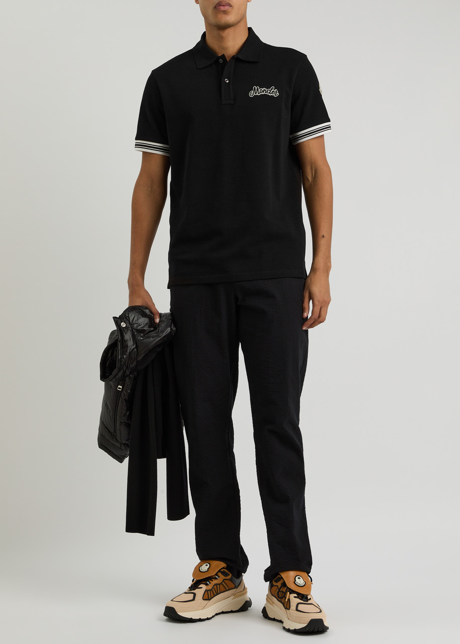 Moncler Logo-embroidered Cotton Polo Shirt - 4