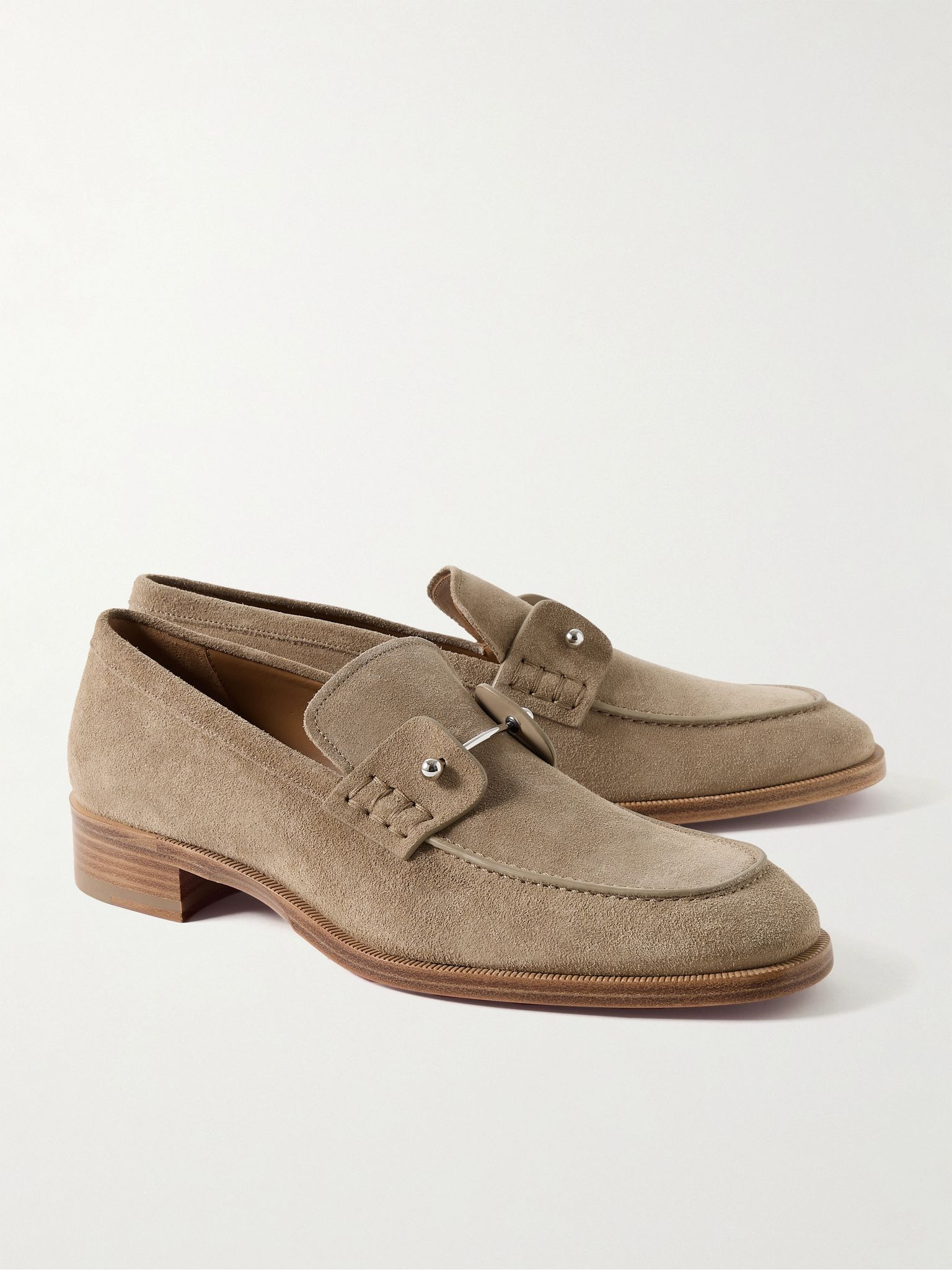 Chambelimoc Suede Loafers Brown - 4
