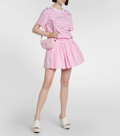 PATOU High-rise cotton miniskirt outlook