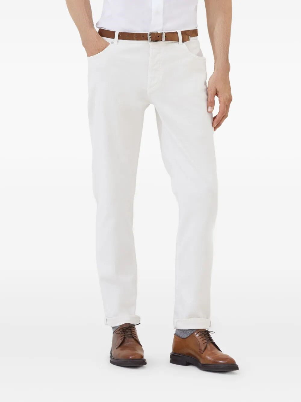 Lightweight Denim Pants - 3
