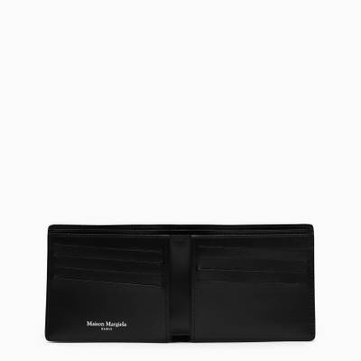 Maison Margiela Black leather bi-fold wallet outlook