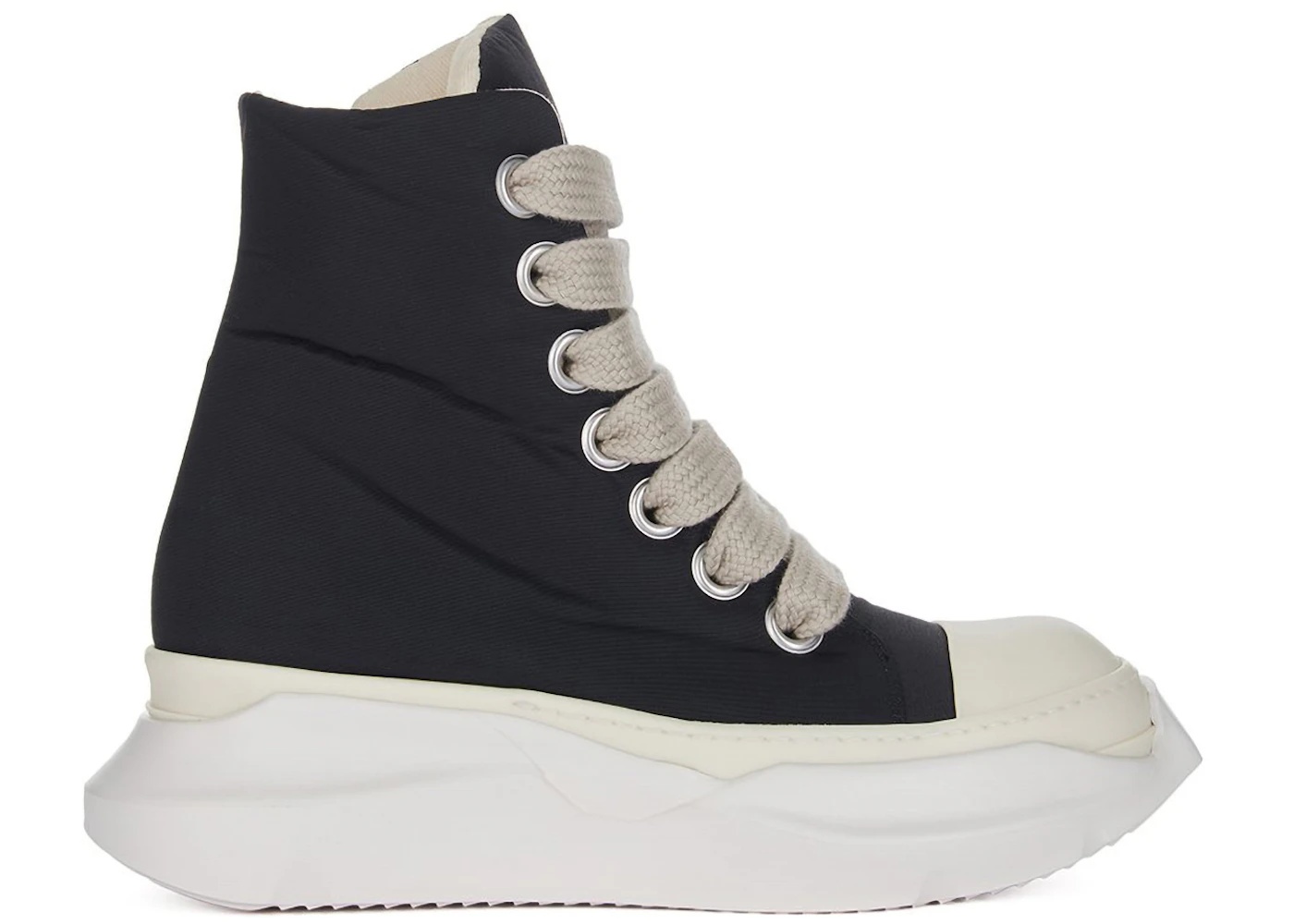 Rick Owens Porterville DRKSHDW Jumbo Laced Abstract High Black Milk - 1