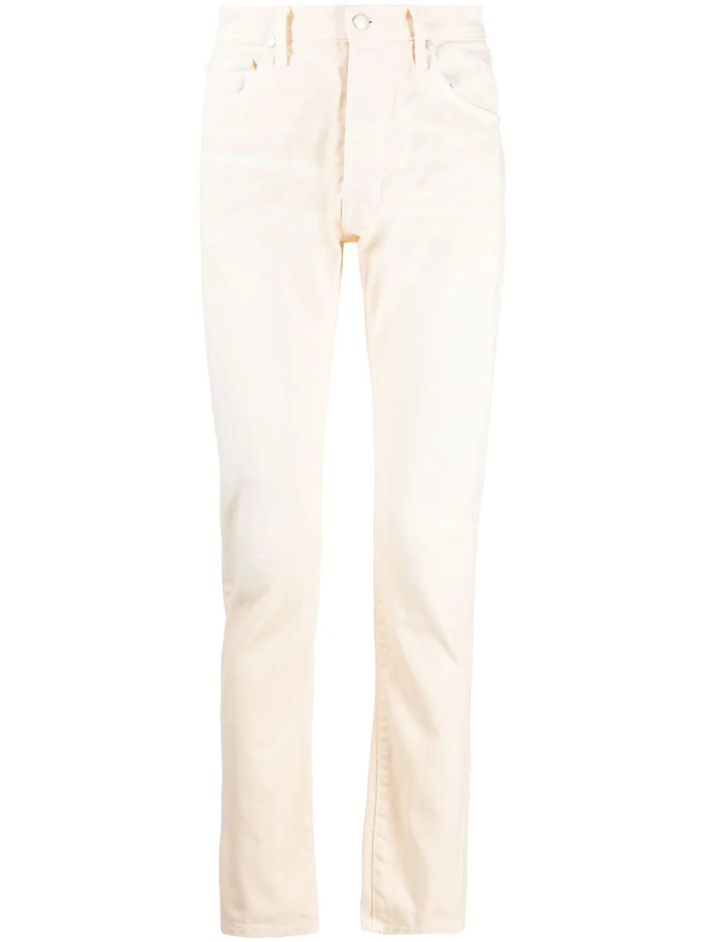 mid-rise straight trousers - 1