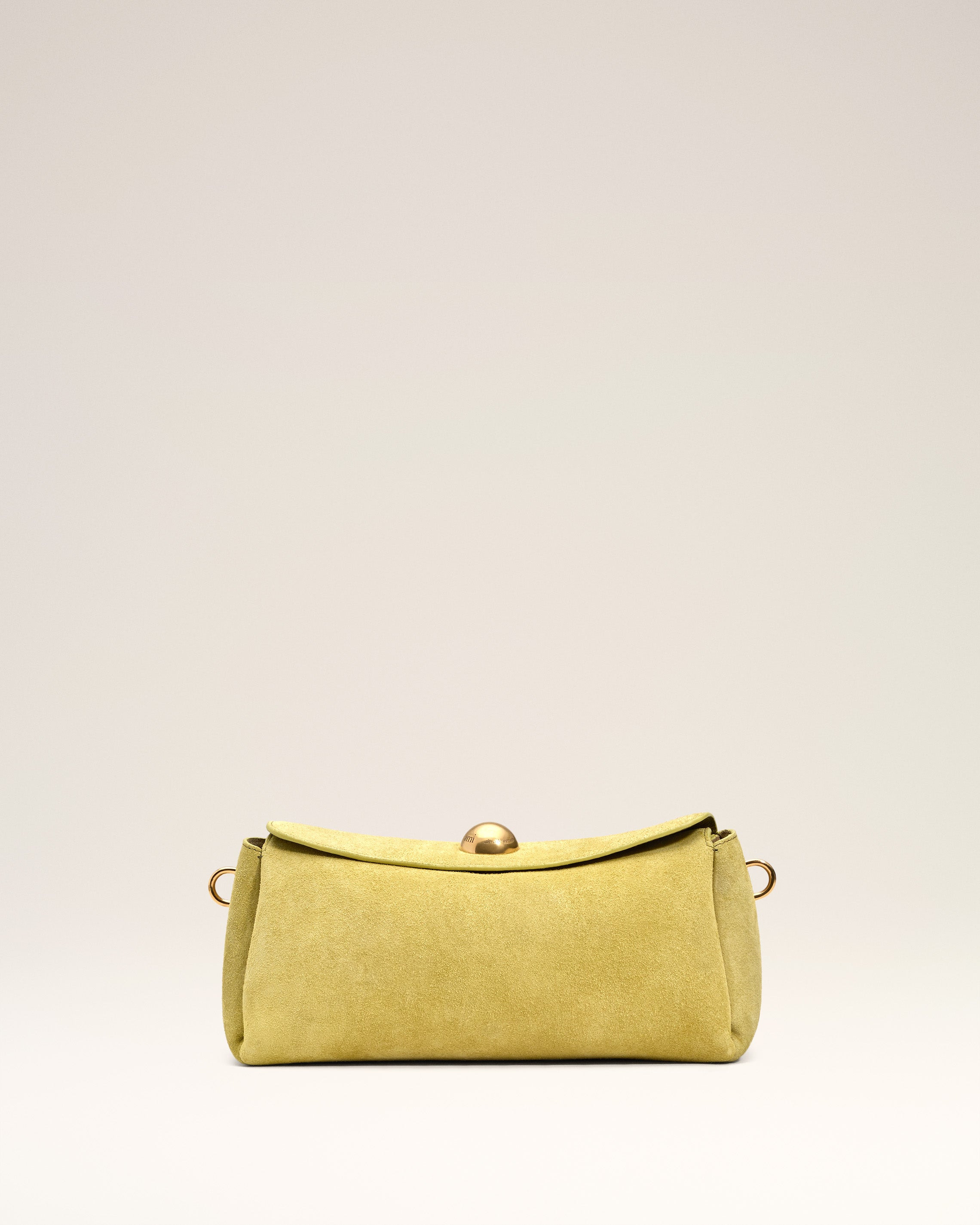GREEN SUEDE LEATHER CARROUSEL BAG - 3