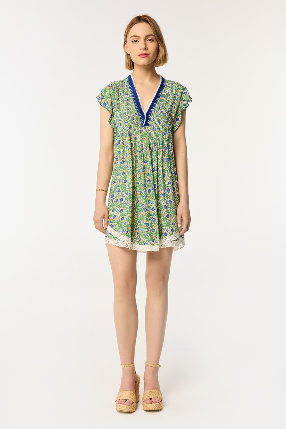 Mini Dress Sasha - Blue Honolulu - 3