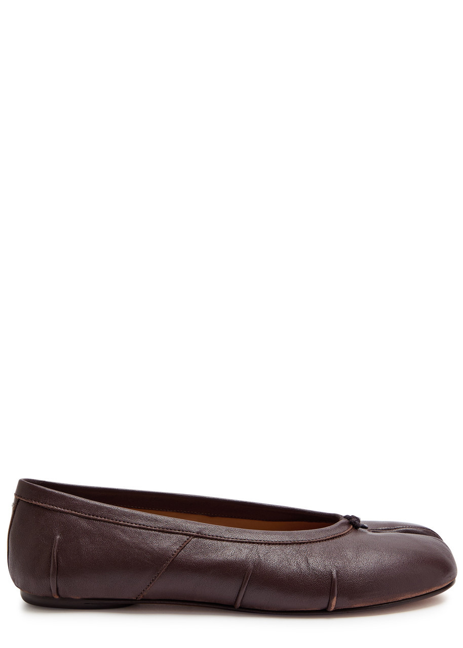 Maison Margiela Tabi Leather Ballet Flats - 1