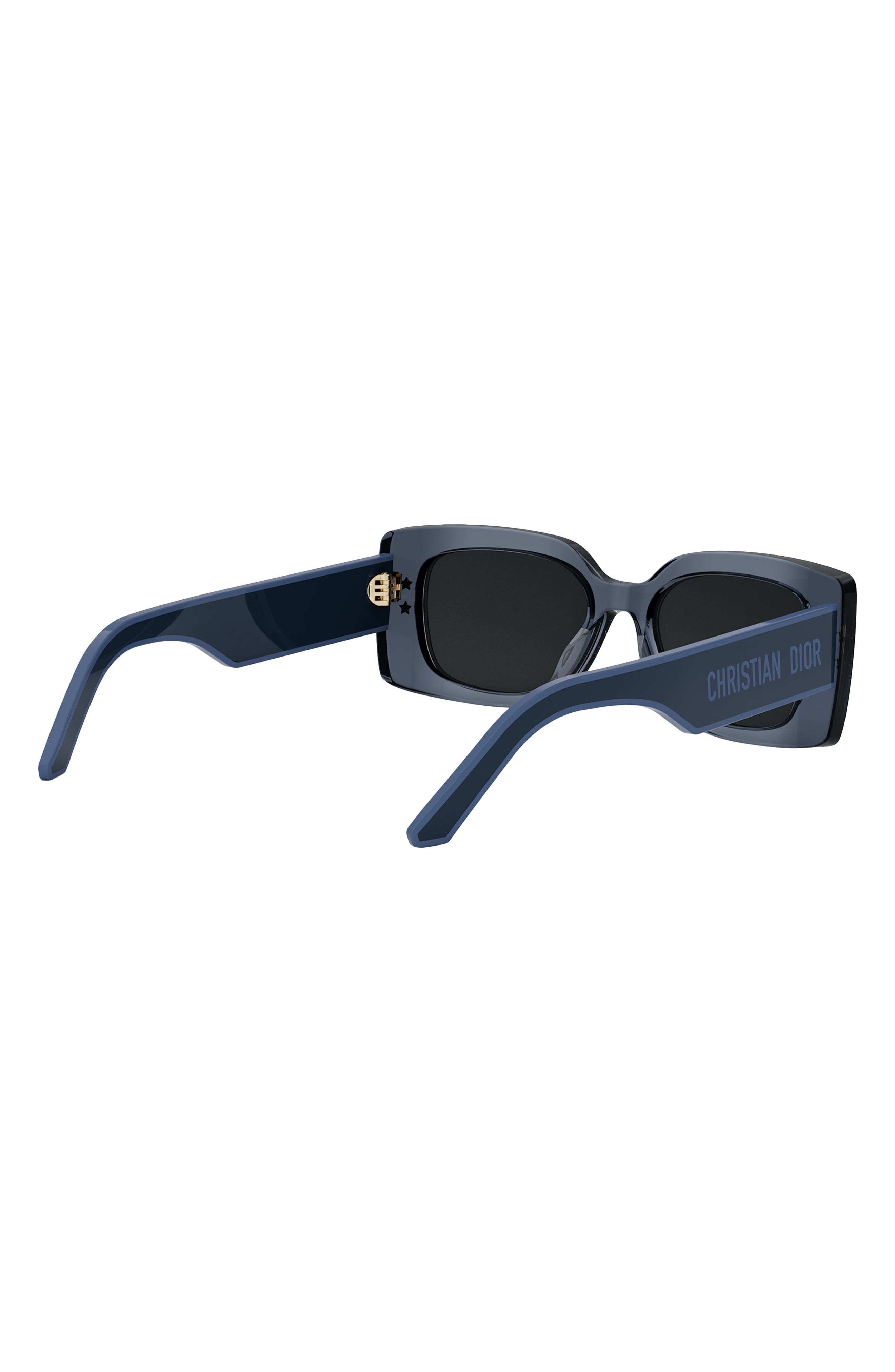 'DiorPacific S1U 53mm Rectangular Sunglasses in Blue/Other /Blue at Nordstrom - 6