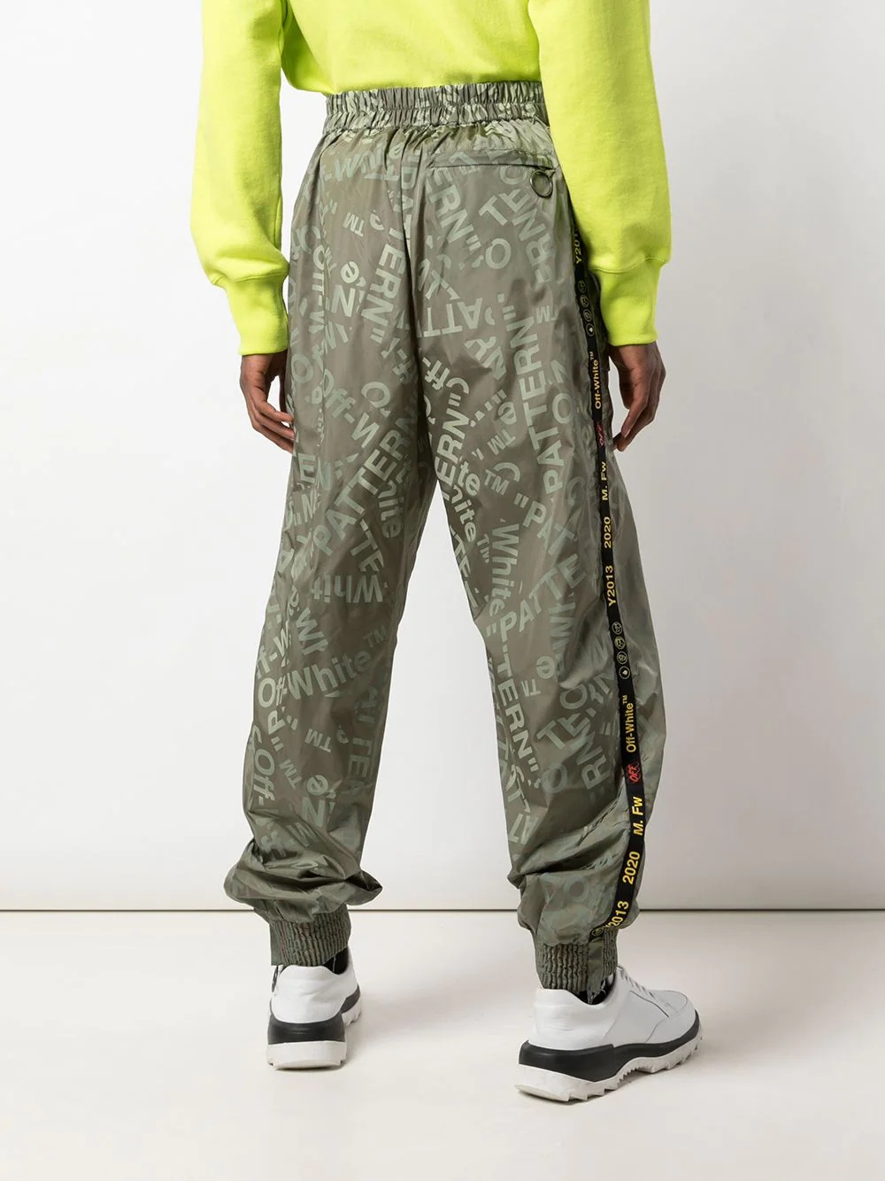 all over logo track trousers - 4