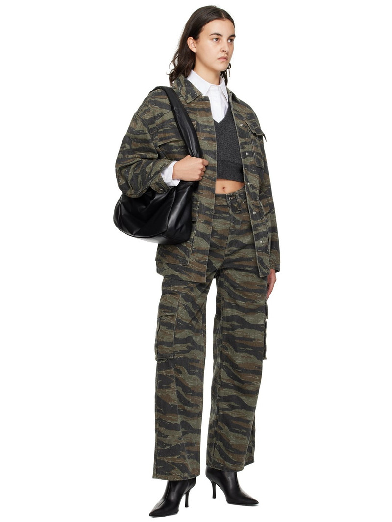 alexanderwang.t 회색 & 백색에 의하여 층이되는 셔츠 outlook