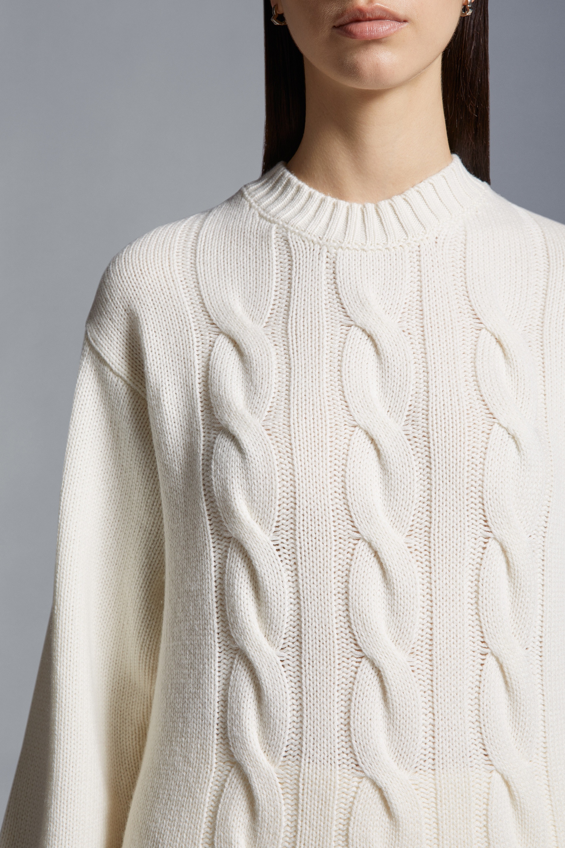 Cable Knit Cashmere Sweater - 6