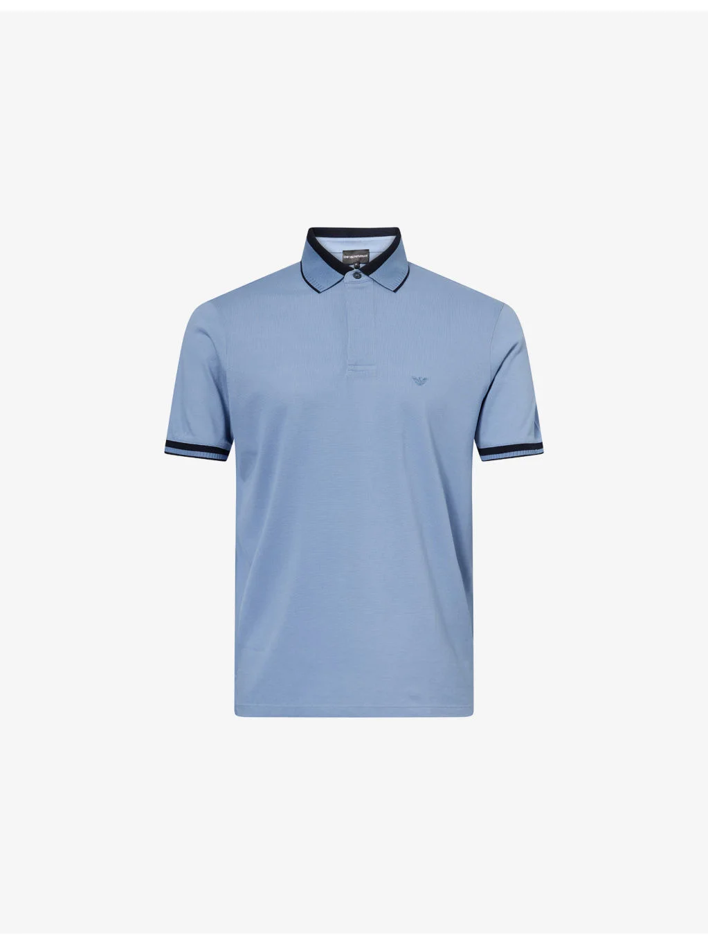 Tipping Short-Sleeve Cotton-Pique Polo Shirt - 1