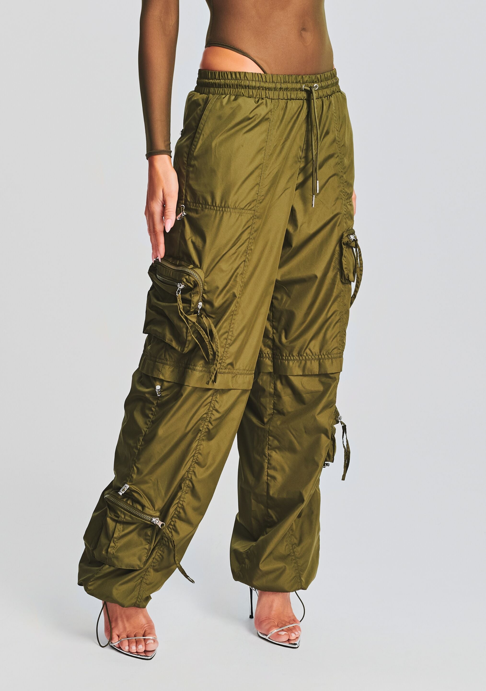 ALBA RUCHED CARGO PANT - 1