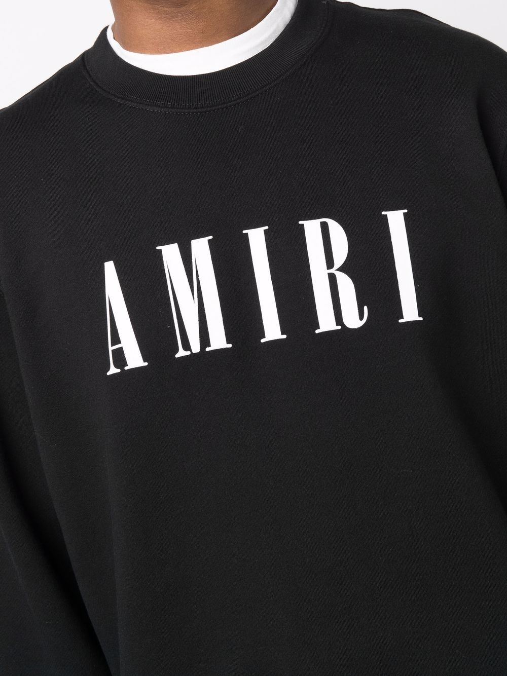 logo-print cotton sweatshirt - 5