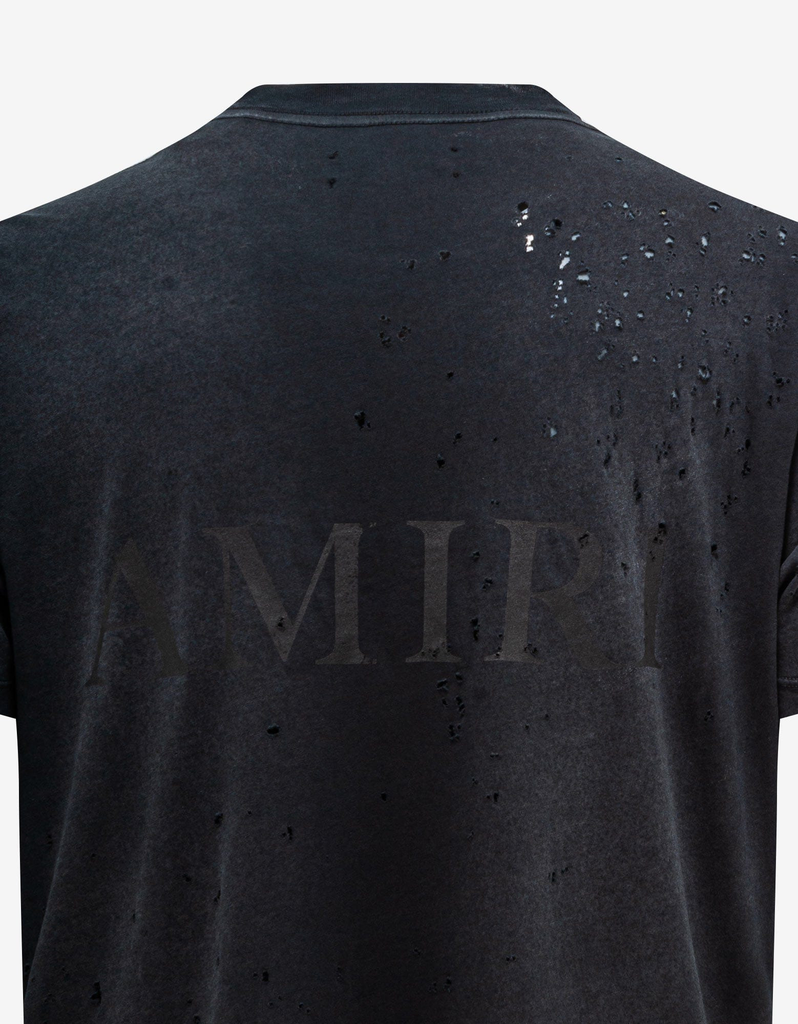 Amiri Black MA Logo Shotgun T-Shirt - 4