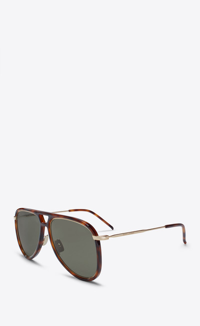 SAINT LAURENT sl 11 rimmed outlook