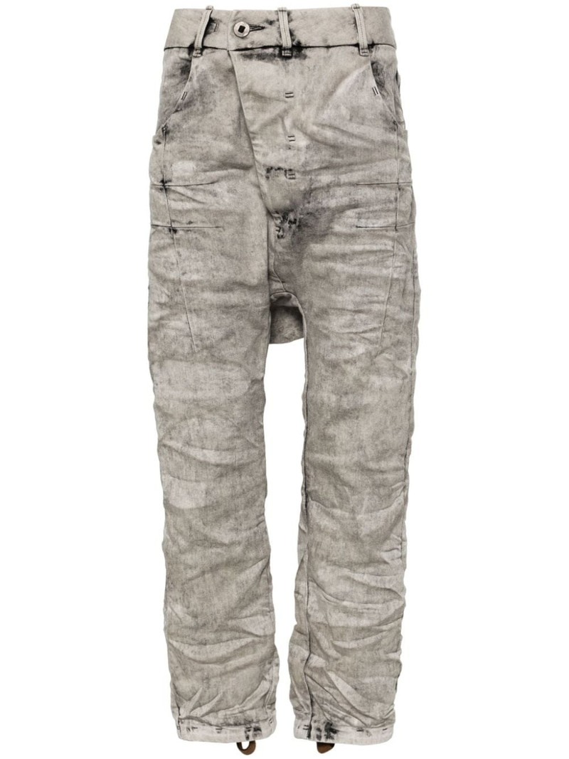 mid-rise drop-crotch jeans 1