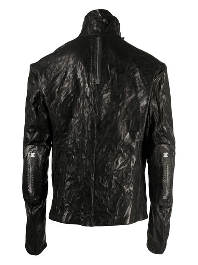 Isaac Sellam crinkled leather jacket outlook