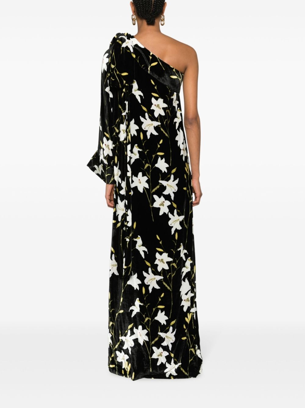 Nel floral-print one-shoulder dress - 4