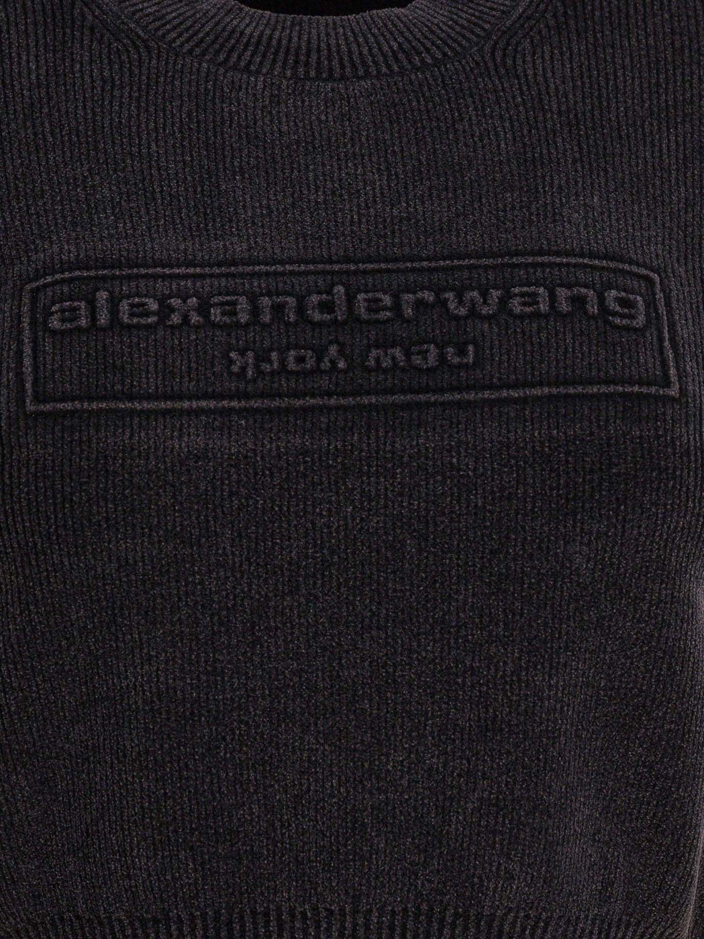 Alexander Wang Cropped Crew Neck T-shirt - 3