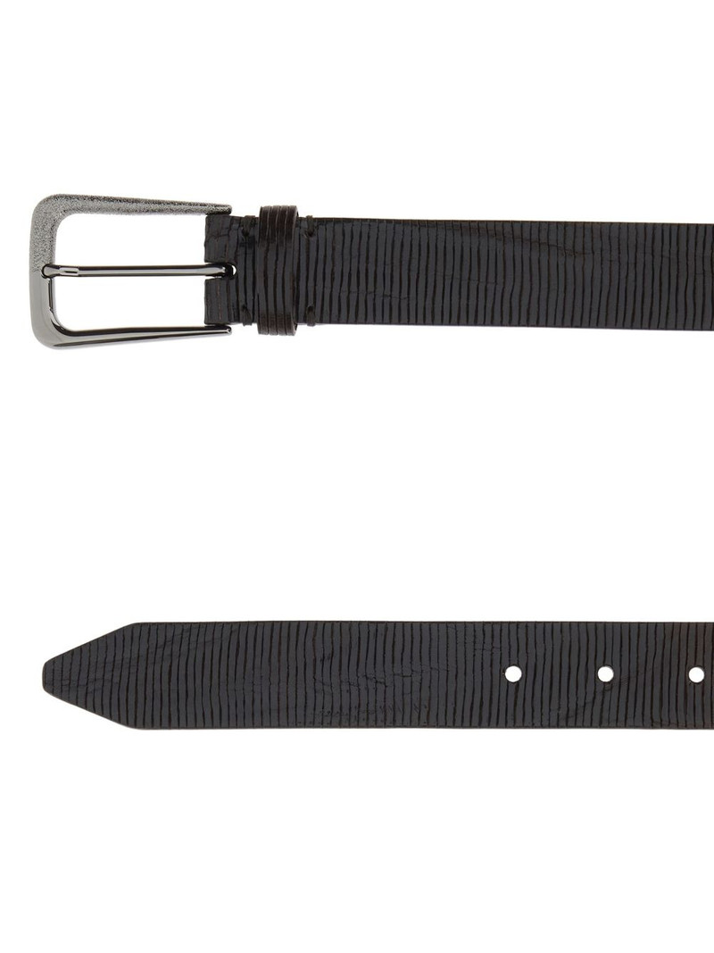 Brunello Cucinelli leather buckle belt outlook