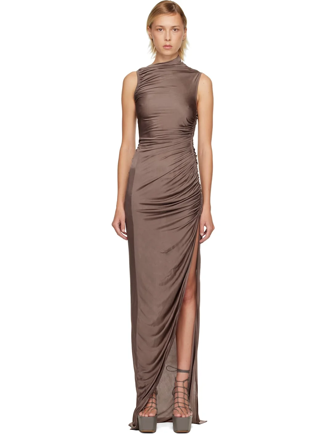 Taupe Concordians Svita Maxi Dress - 1