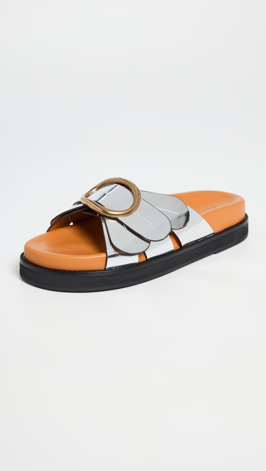 Silver Daisy Slides - 4