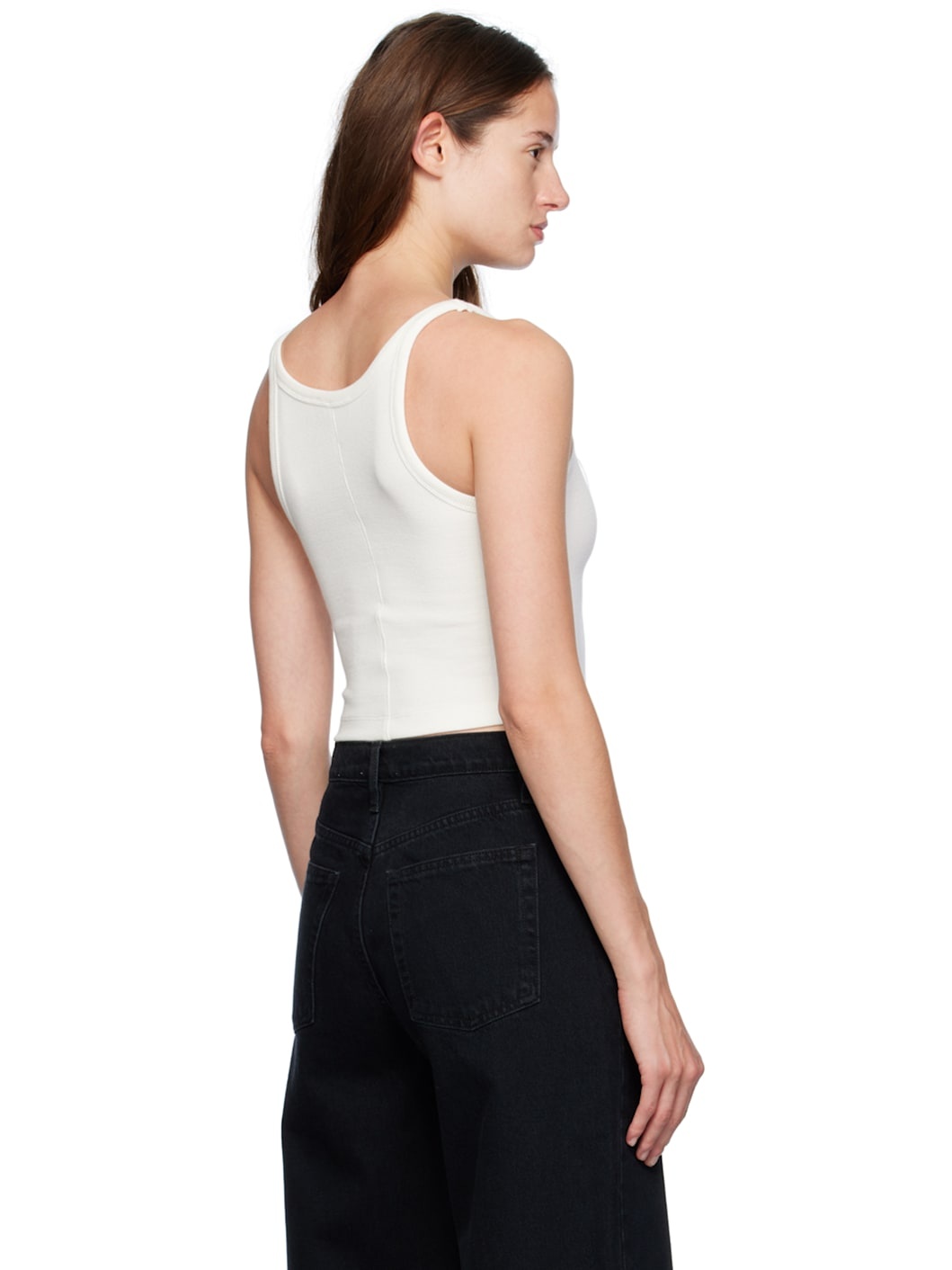 Off-White Hailey Bieber Edition HB Ribbed Tank Top - 3