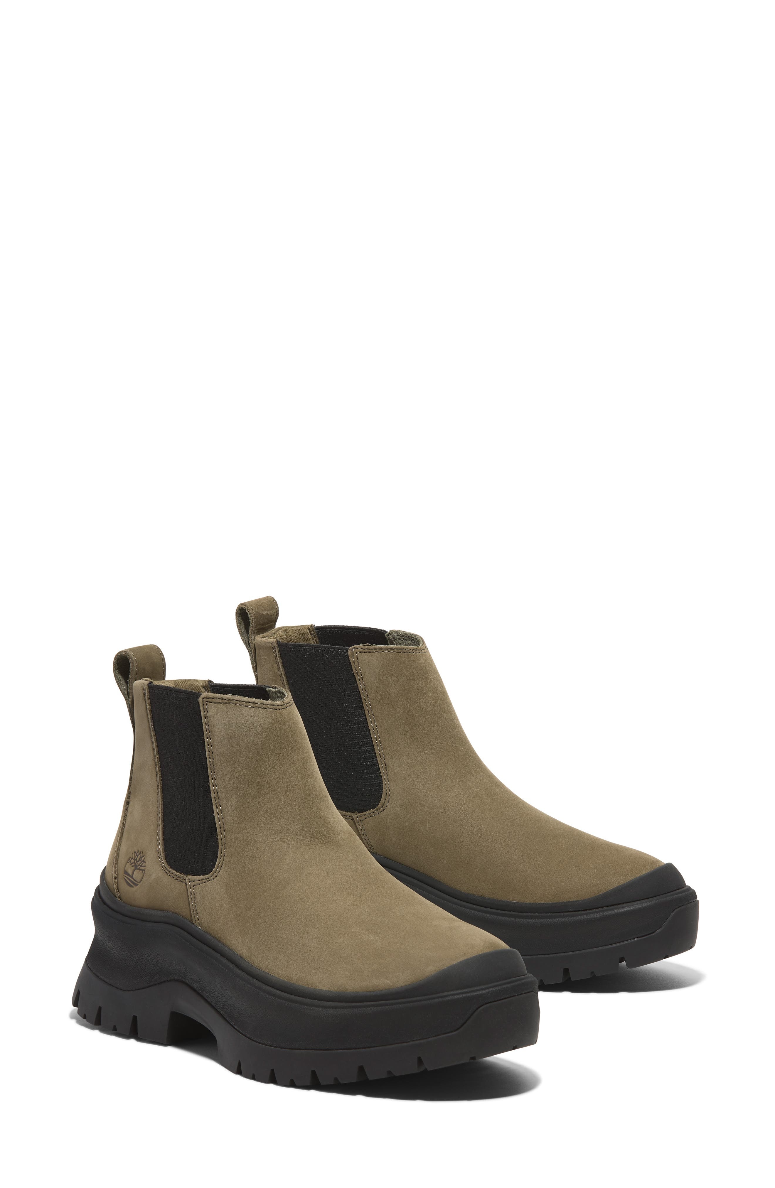 Timberland Roxie Lane Chelsea Boot in Olive Nubuck at Nordstrom - 9