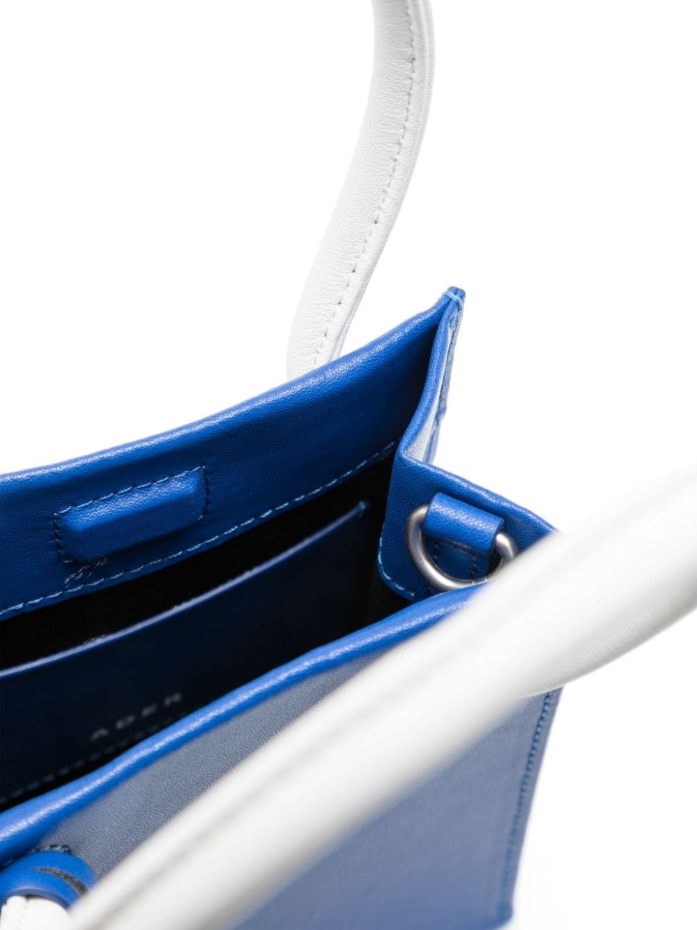 logo-print leather bag - 5