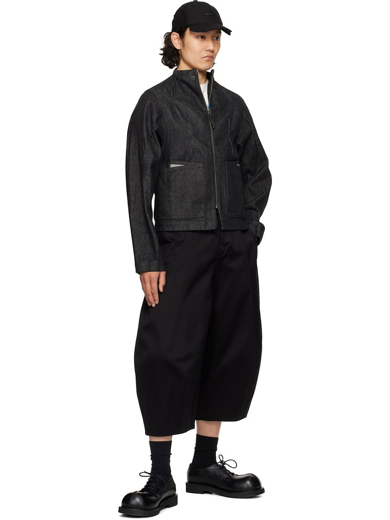 ADER error Black Pintuck Denim Jacket outlook