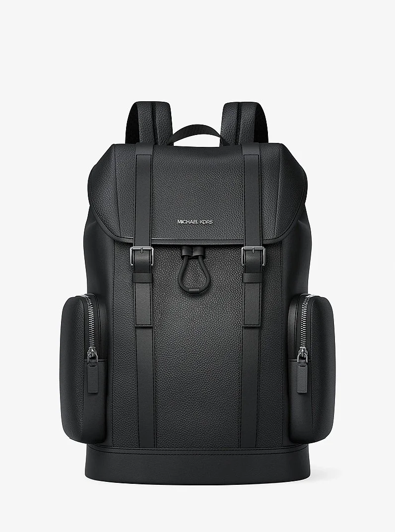 Cooper Pebbled Leather Backpack - 1