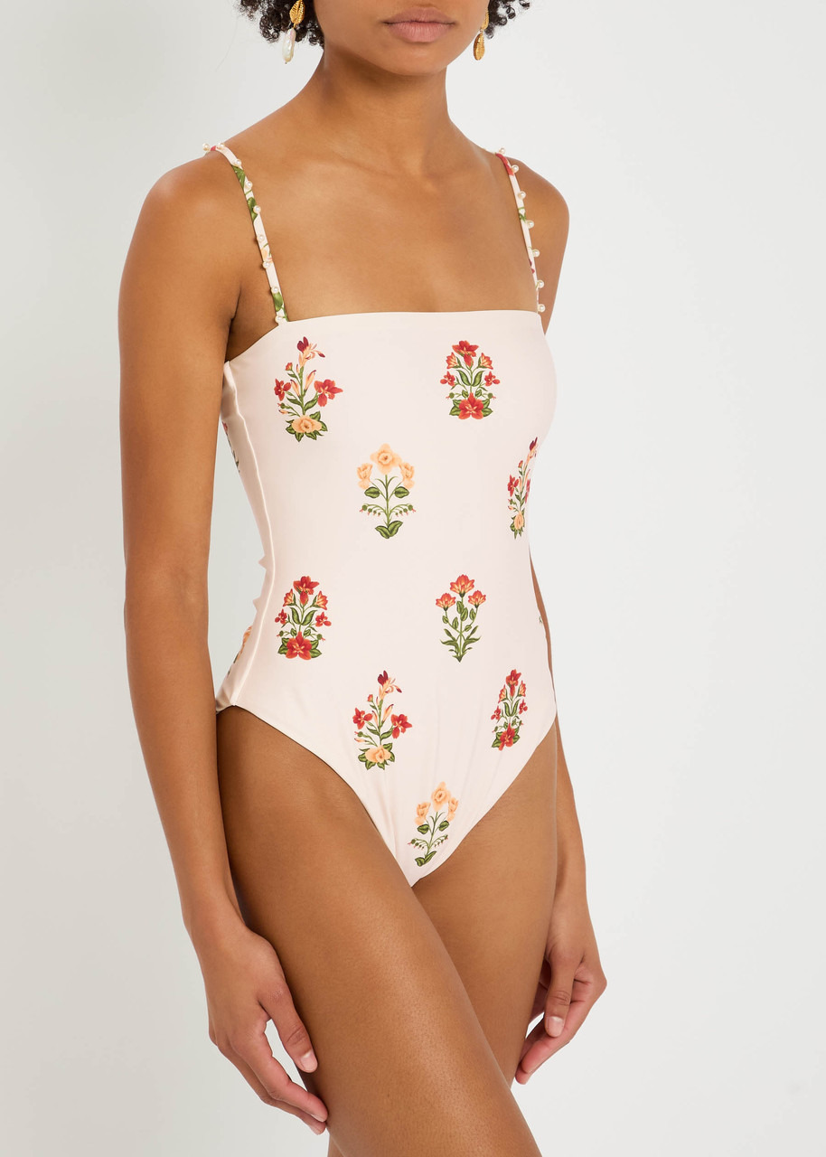 Agua BY Agua Bendita Durazno Canna Floral-print Swimsuit - 2
