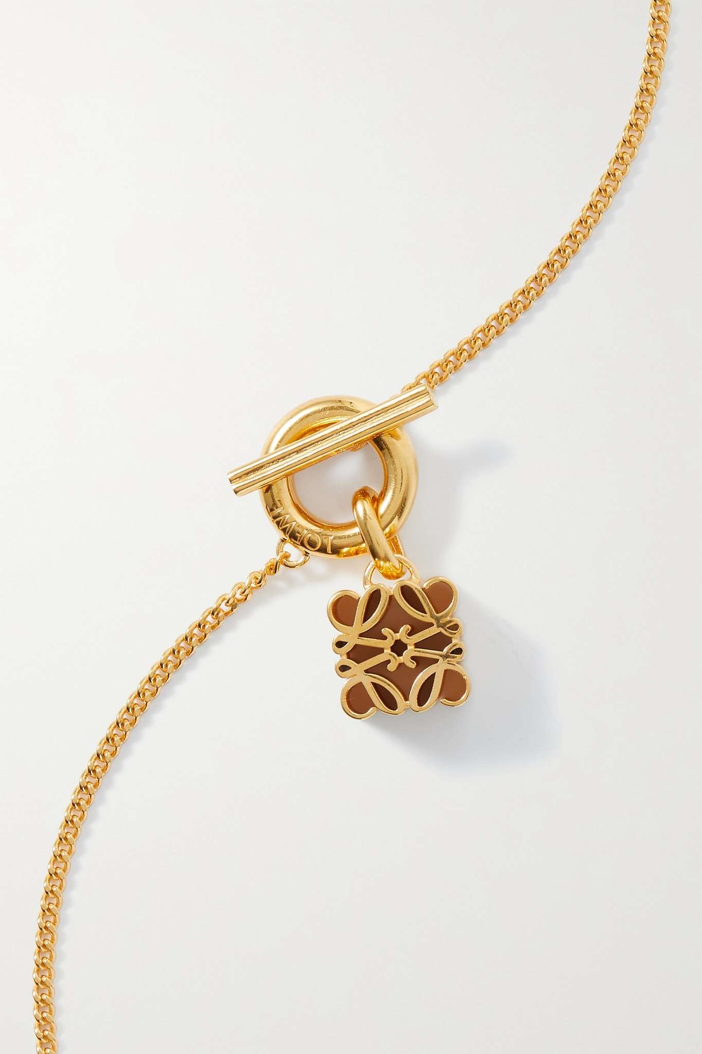 Anagram gold-plated necklace - 3