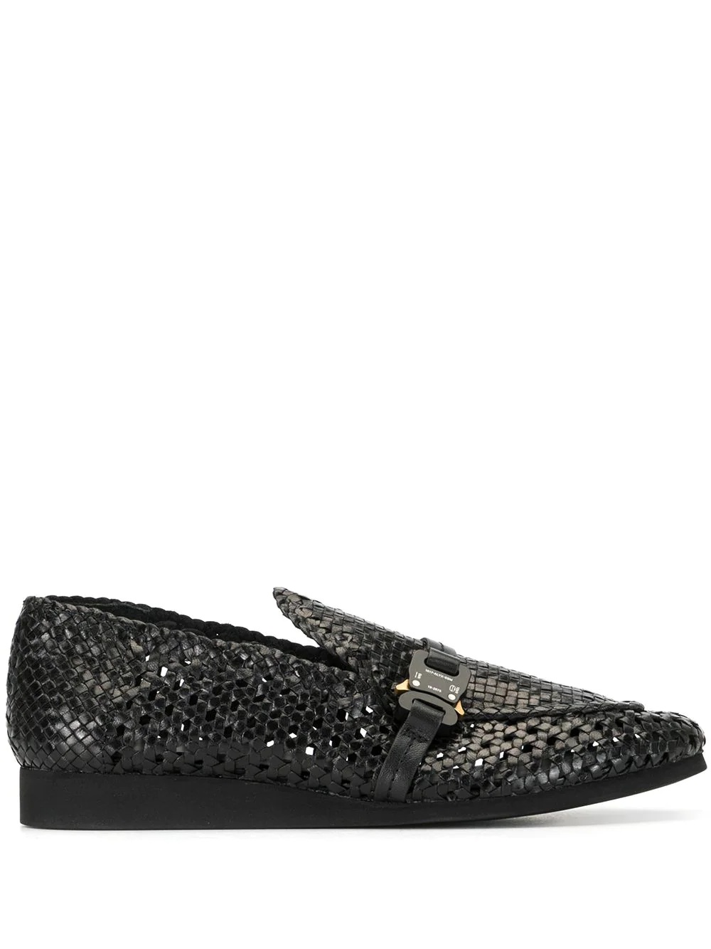 textured loafers - 1