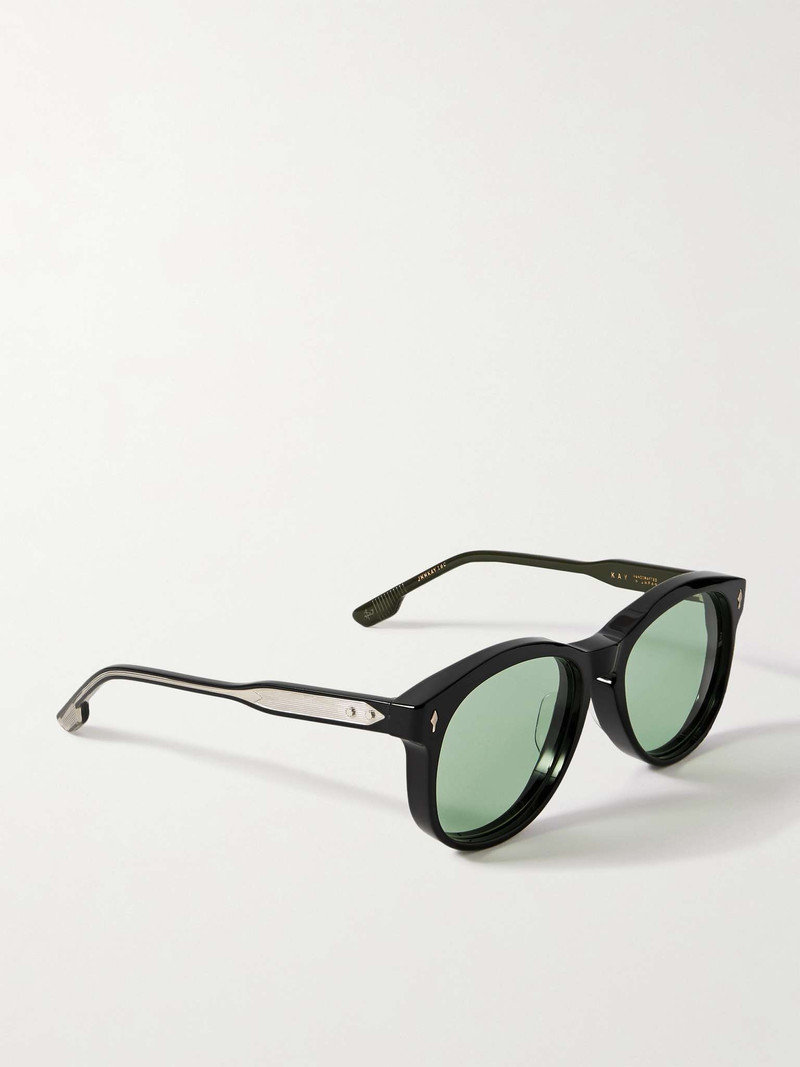JACQUES MARIE MAGE Kay D-Frame Acetate Sunglasses outlook