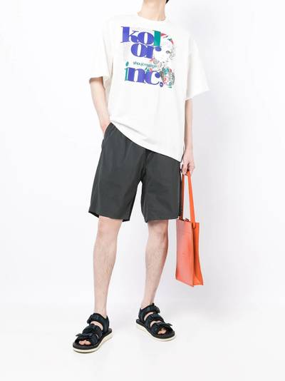 Kolor logo-print cotton T-shirt outlook