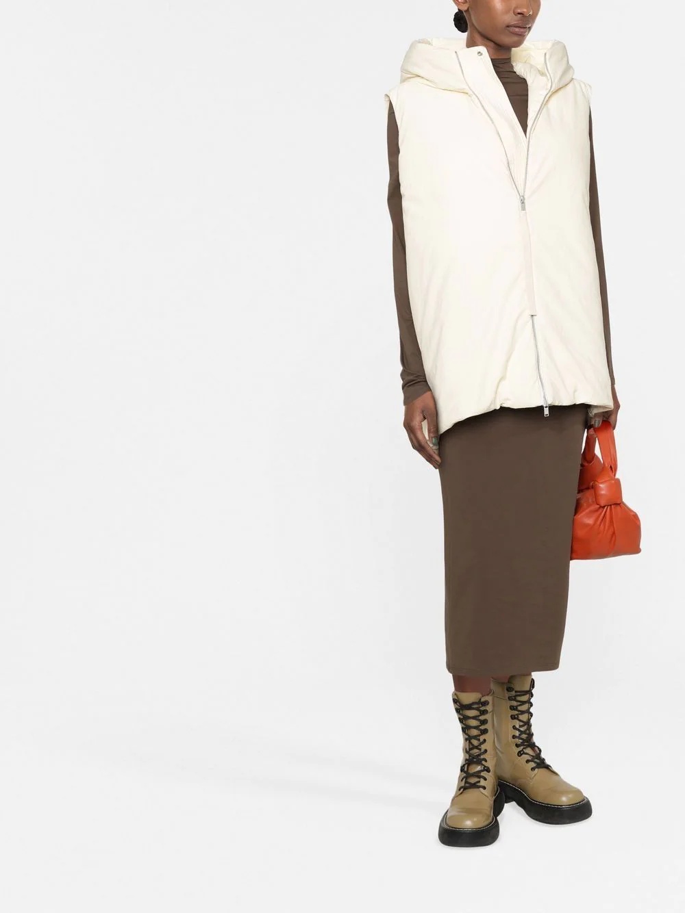 oversized padded gilet - 2