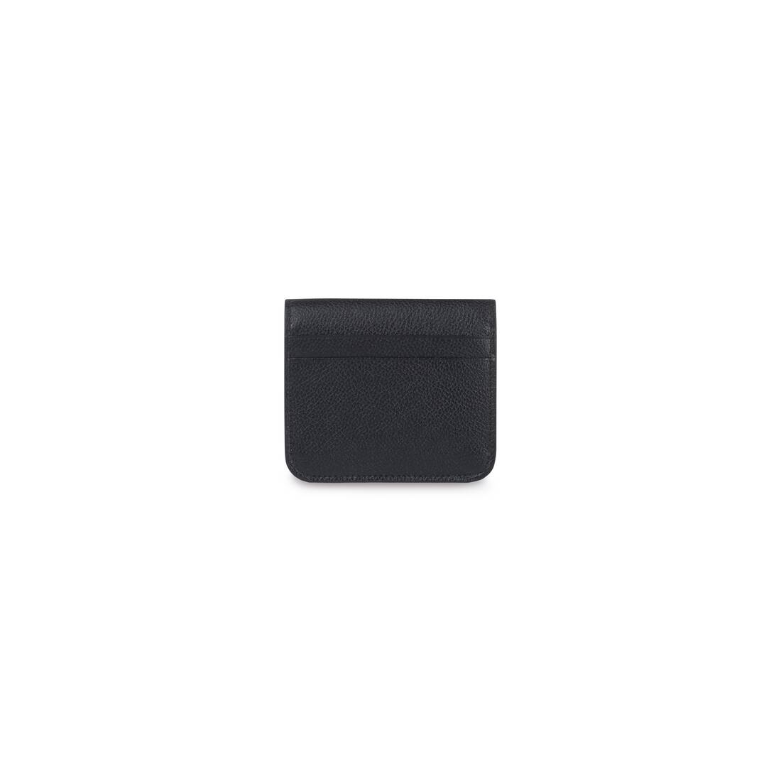 Essential Flap Coin And Card Holder in Black - 2