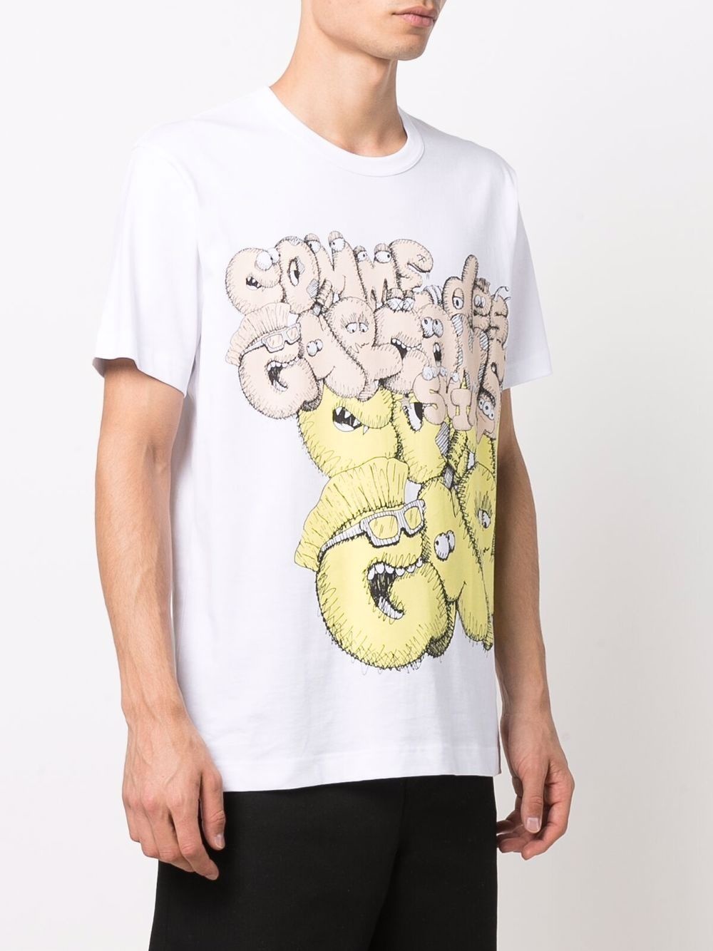 x KAWS character logo-print T-shirt - 3