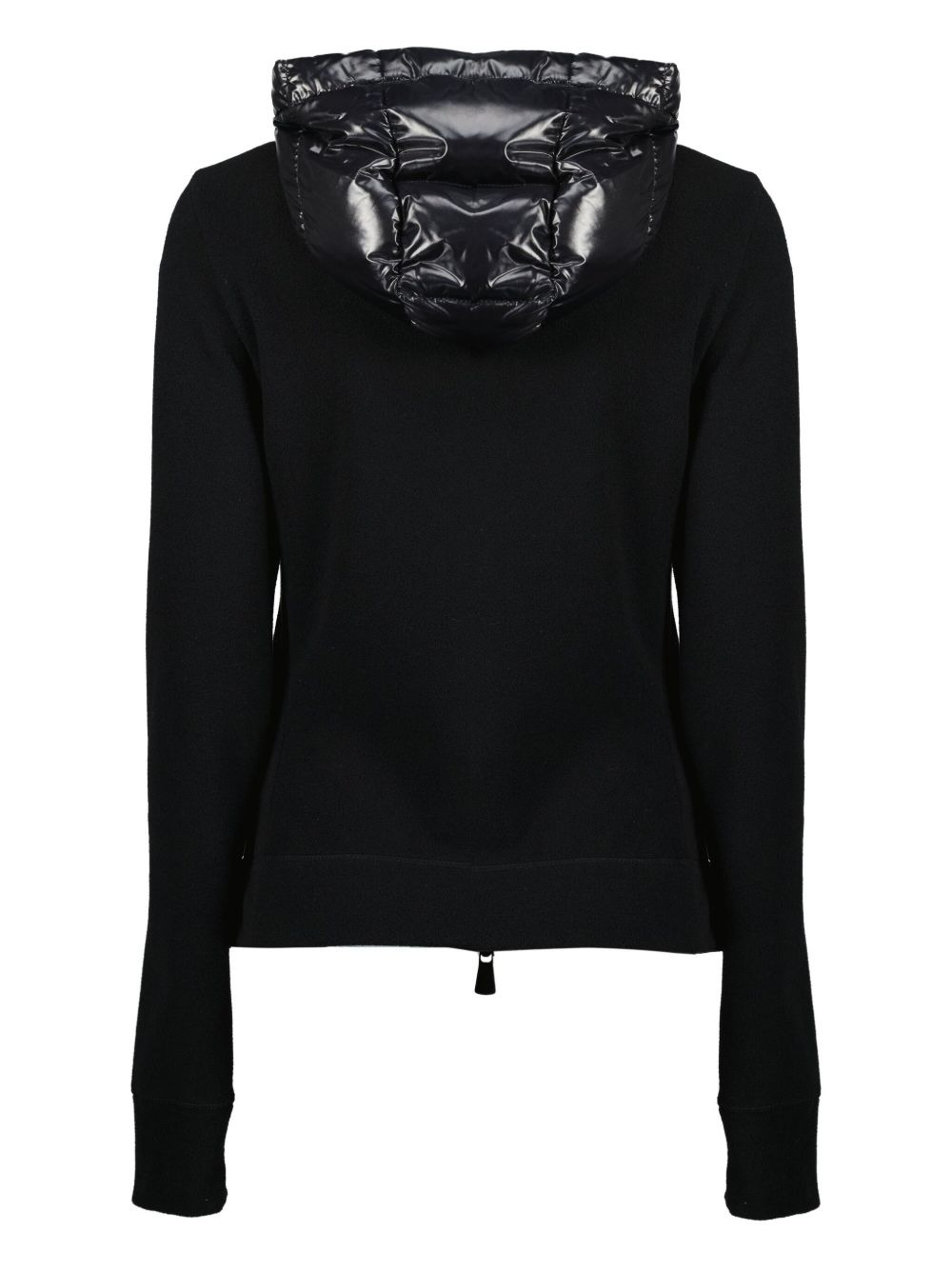 zipped hooded cardigan - 2