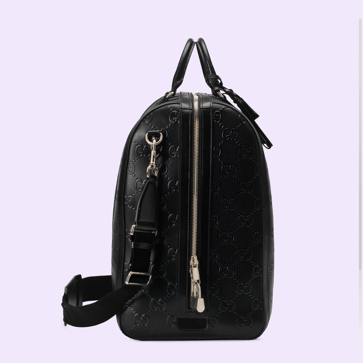 GG embossed duffle bag - 5