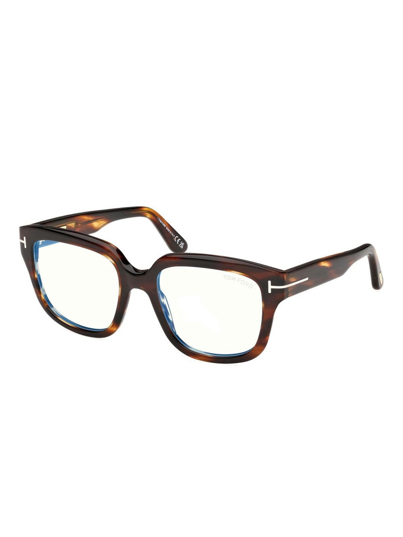 TOM FORD square-frame logo-detail glasses outlook