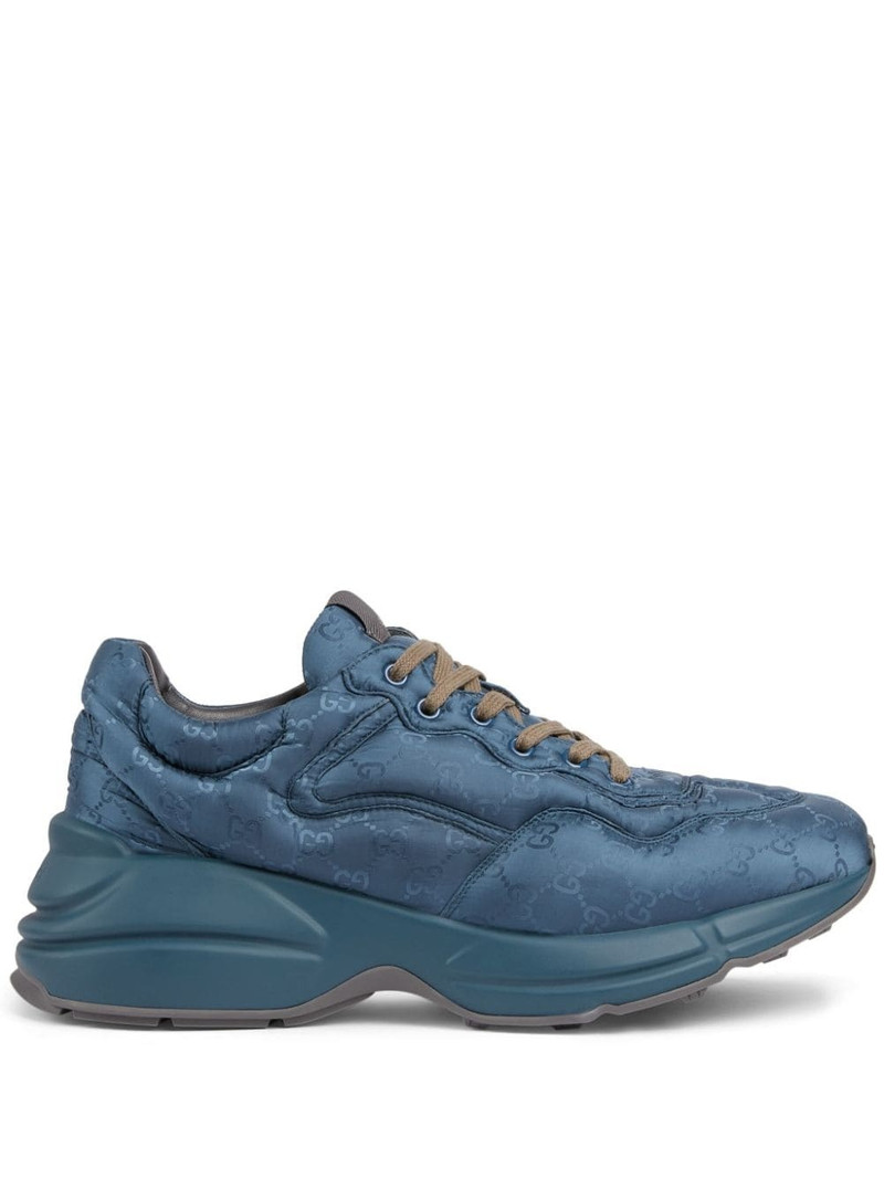 Rhyton monogram jacquard sneakers - 1